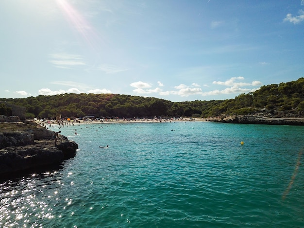 La spiaggia di Cala Llombards a Maiorca