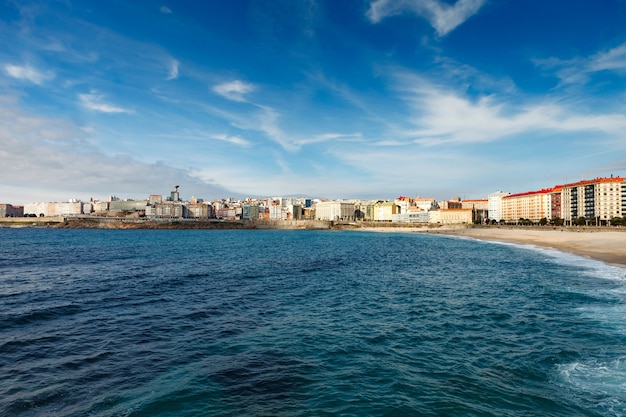 La spiaggia di Coruña