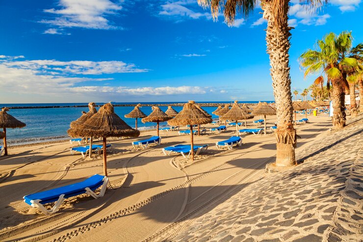 La spiaggia di Los cristianos