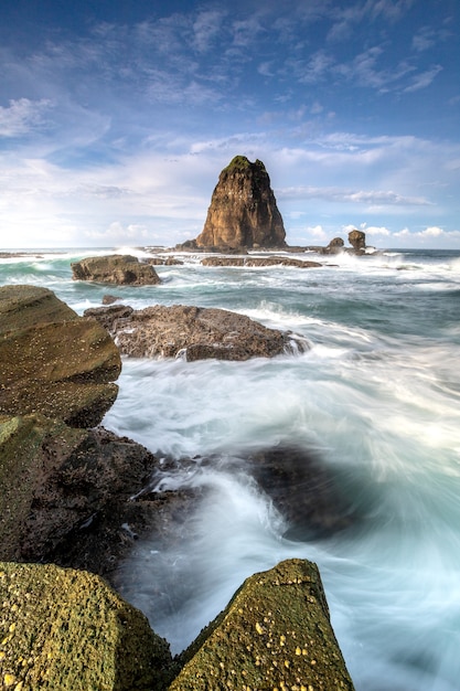 La spiaggia di Papuma al mattino