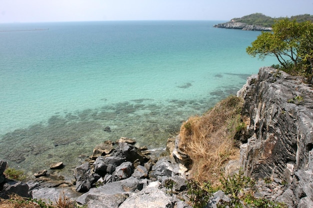 La spiaggia in cima alla collina