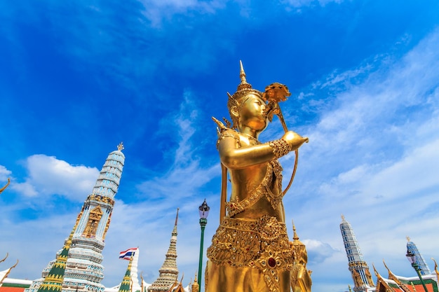 La splendida vista di Wat Phra Kaeo