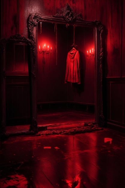 La stanza rossa del cavaliere oscuro