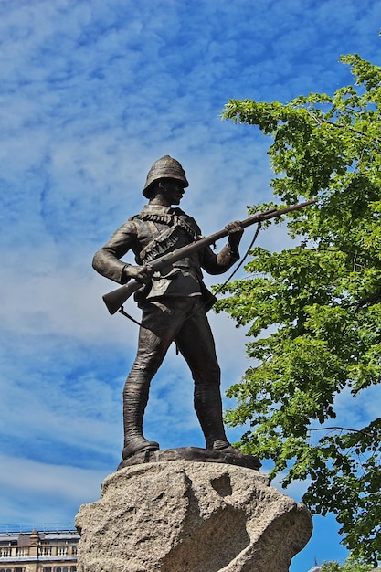 La statua Belfast Irlanda del Nord Regno Unito