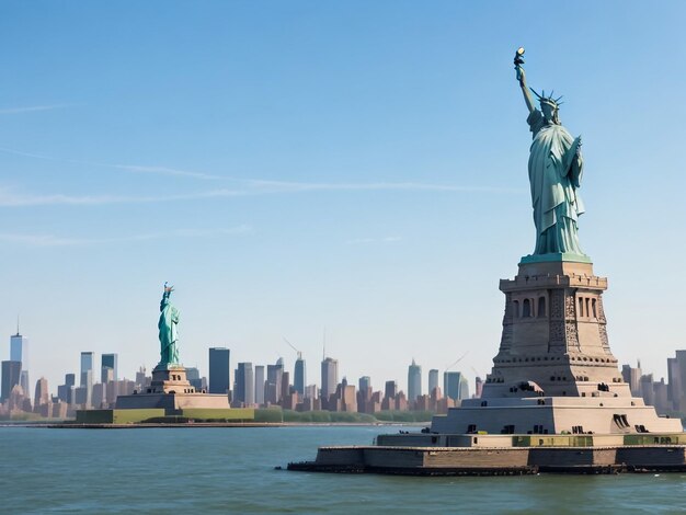 la Statua della Libertà di New York