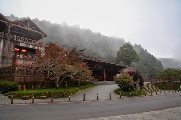 La stazione di Alishan la maggior parte delle persone usa andare a Viaggiare nel parco nazionale di Alishan.