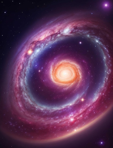 La stella dell'universo e l'onda lattiginosa del buco nero