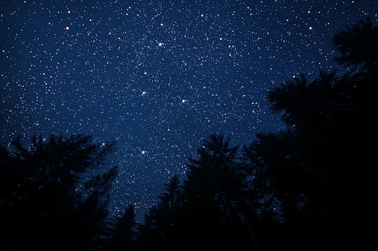 Foto la stella indica il natale di gesù cristo.
