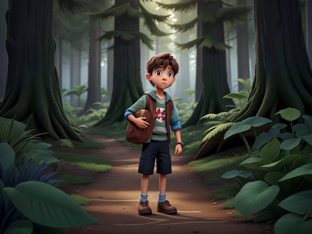 La storia di un ragazzo che si perse nella foresta