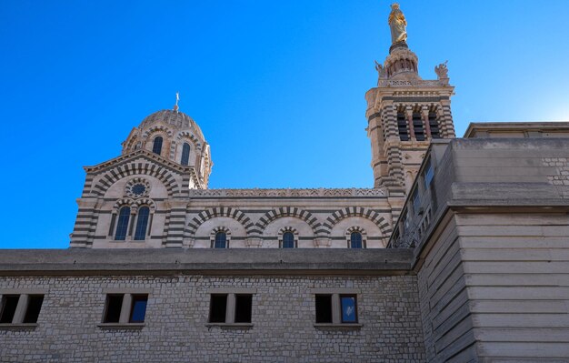 La storica chiesa Notre Dame de la Garde di Marsiglia nel sud della Francia
