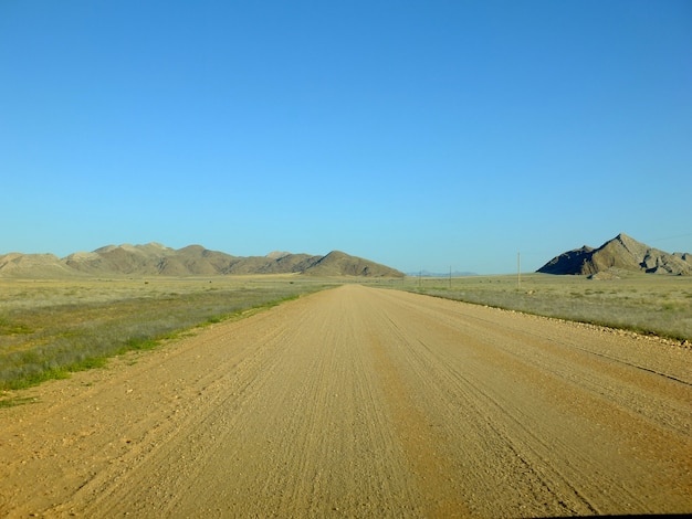La strada sul deserto, Windhoek, Namibia