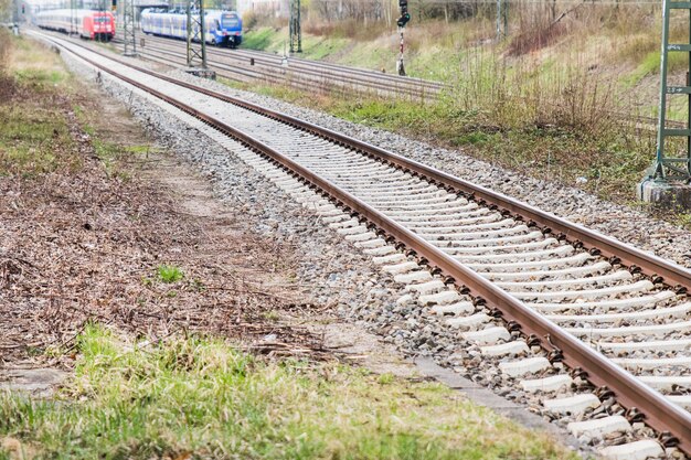 La strada verso la ferrovia