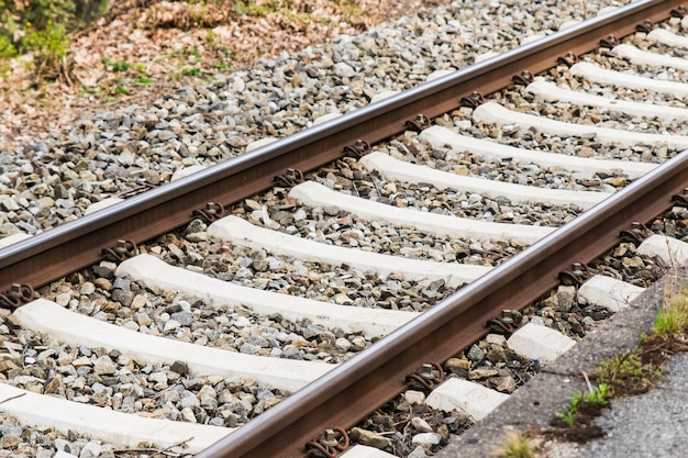 La strada verso la ferrovia