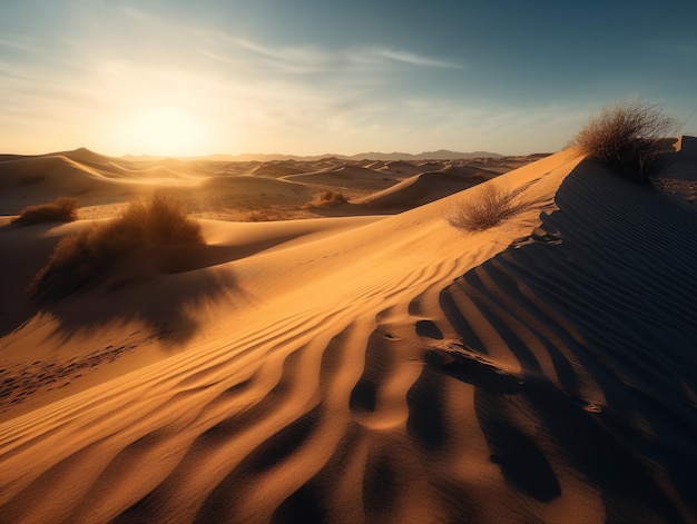 La stravagante danza dei venti del deserto