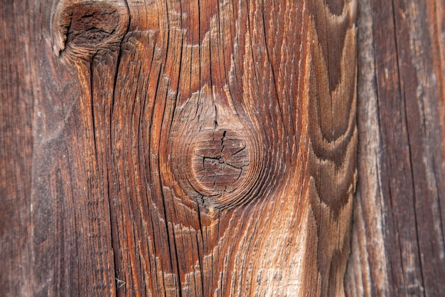 La struttura del legno vecchio è marrone