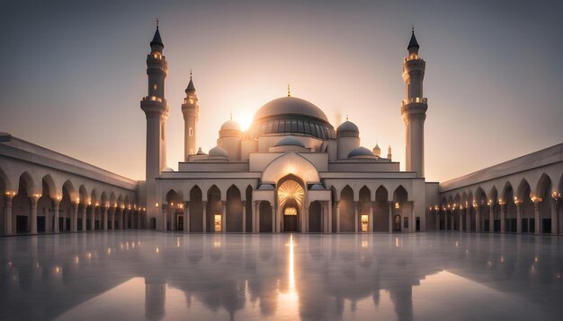 la struttura islamica è la più grande moschea del mondo
