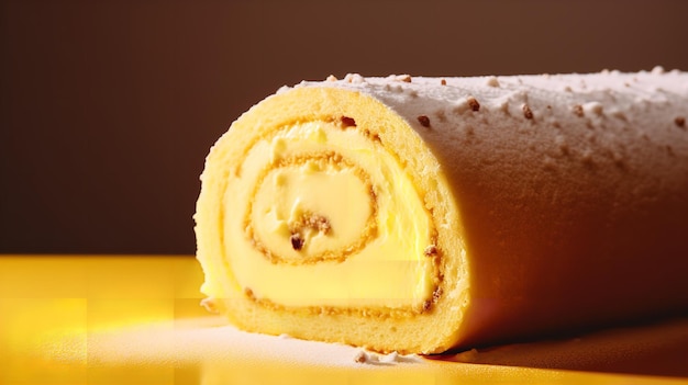 La sublime torta Swiss Roll segnala una splendida serata di compleanno