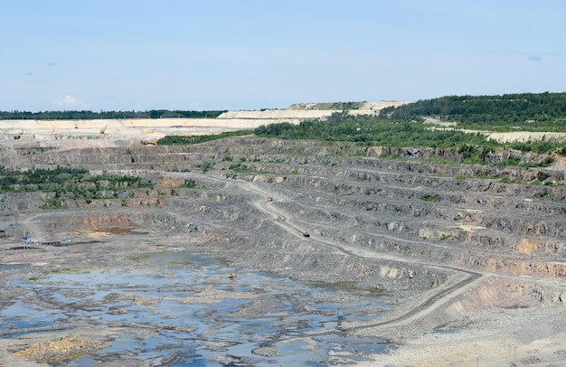 La tecnica funziona in una grande cava mineraria