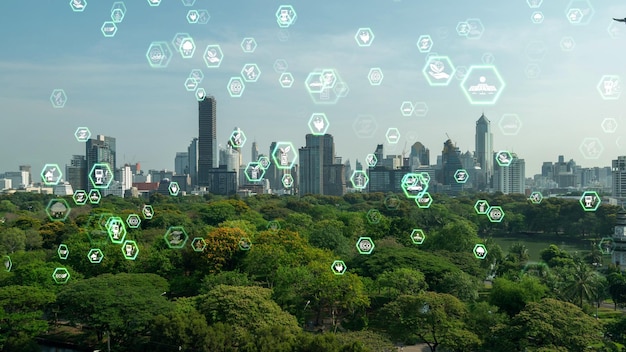 La tecnologia della città verde si sta spostando verso il concetto di alterazione sostenibile
