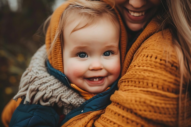 La tenerezza di un bambino nelle braccia di sua madre le madri giorno