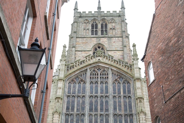 La torre della chiesa di Santa Maria Nottingham Inghilterra Regno Unito