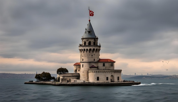 La Torre della Vergine a Istanbul, Turchia KIZ KULESI USKUDAR