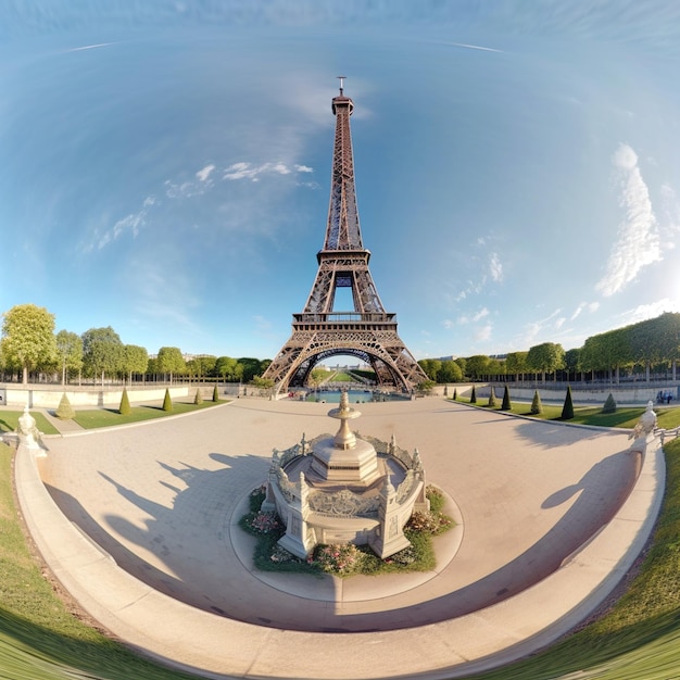 la torre eiffel si trova nella città di parigi