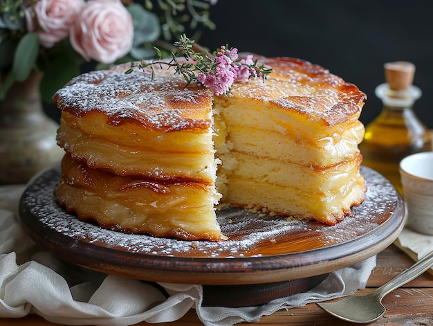 La torta de aceite è un biscotto dolce leggero, croccante e squamoso