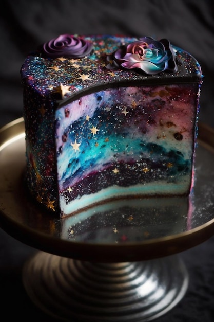 La torta Galaxy è una torta fatta da una torta Galaxy.