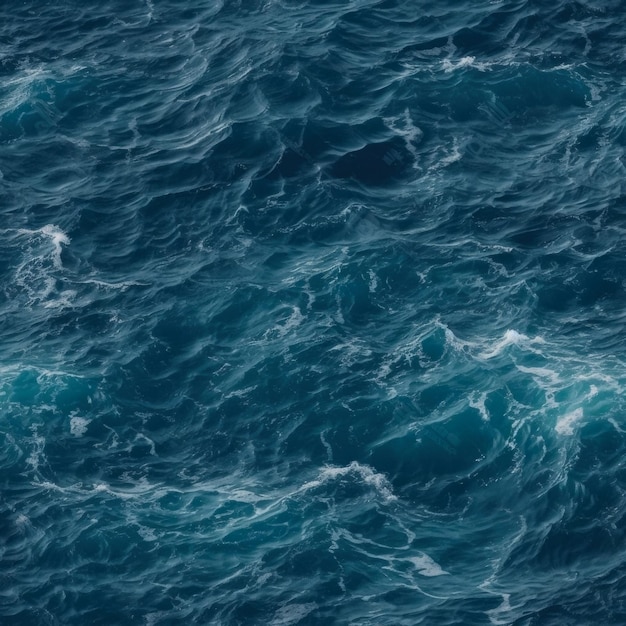 La trama Blue Ocean Water Seamless cattura l'essenza pacifica e rinfrescante del mare