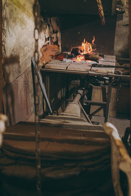 La vecchia officina e bottega del fabbro xA