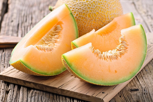 La vibrante natura del melone è rinfrescante