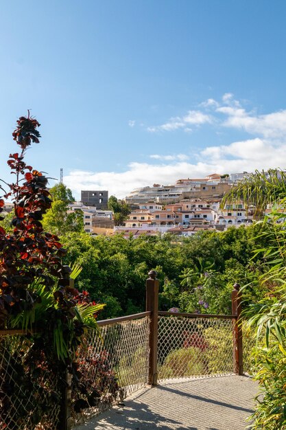 La vista dal giardino