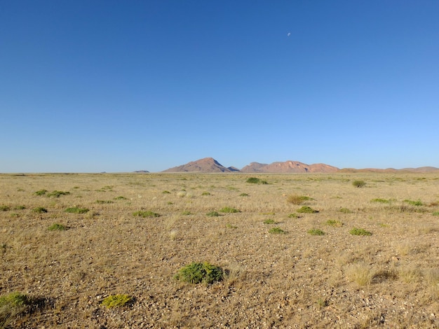 La vista delle colline del deserto Windhoek Namibia