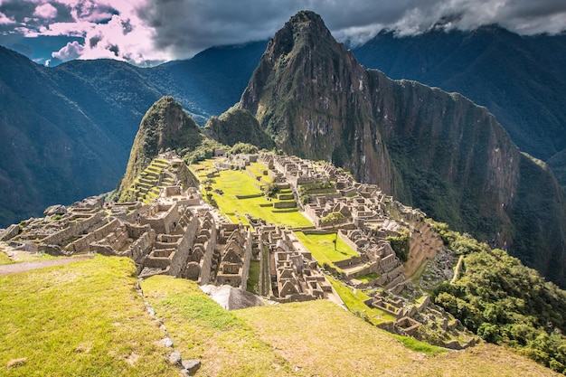 La vista di huayna picchu