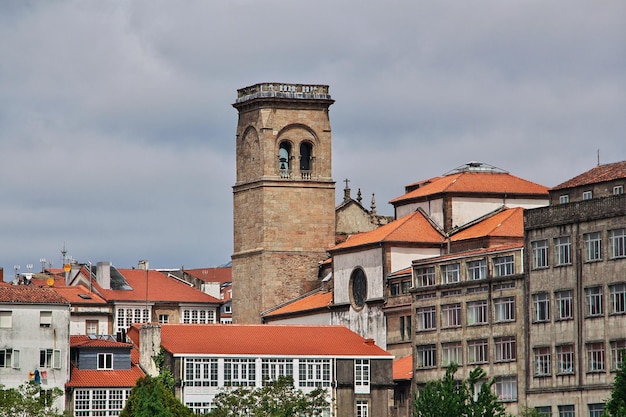 La vista di Santiago de Compostela Spagna