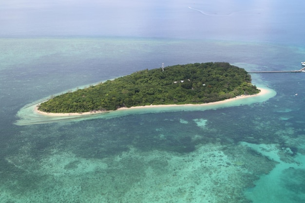 La vista panoramica del mare