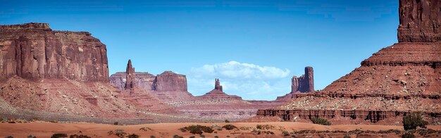 La vista panoramica di un tempio