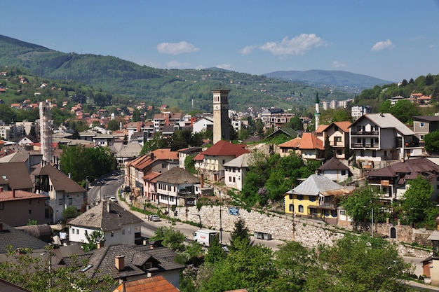 La vista su Travnik, Bosnia ed Erzegovina