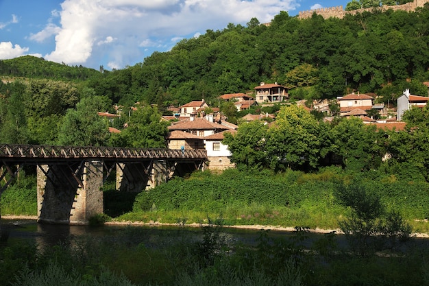 La vista su Veliko Tarnovo in Bulgaria