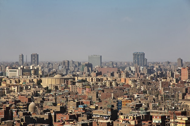 La vista sul centro del Cairo in Egitto