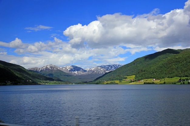 La vista sul lago, Norvegia