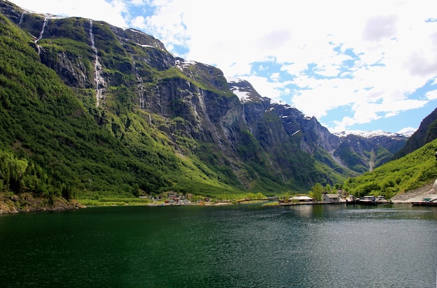 La vista sul Sognefjord Norvegia