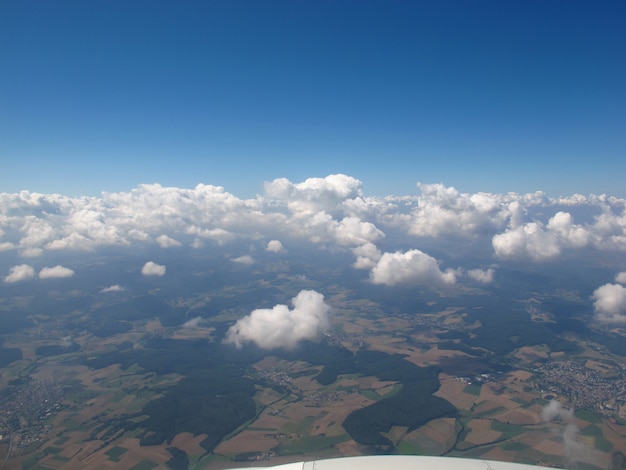 La vista sull'Etiopia dall'aereo