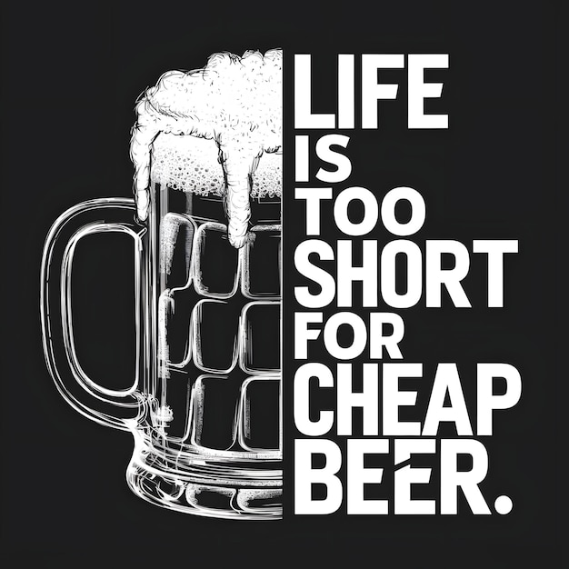 La vita è troppo breve per la birra a buon mercato.