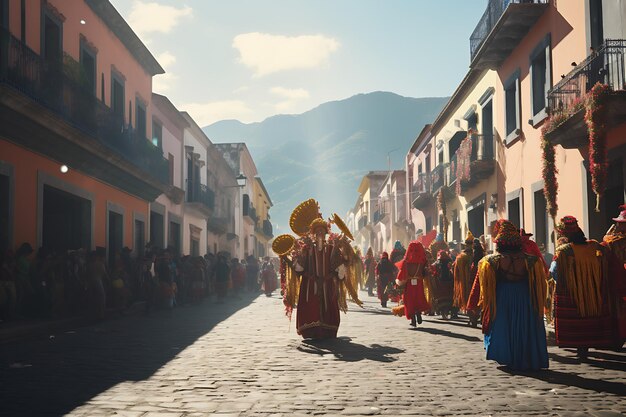 La vivace processione della Posada in Messico