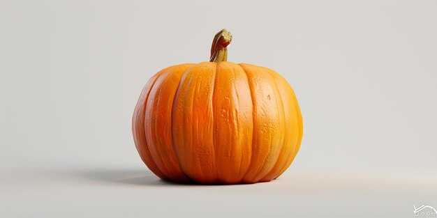 La zucca isolata realistica