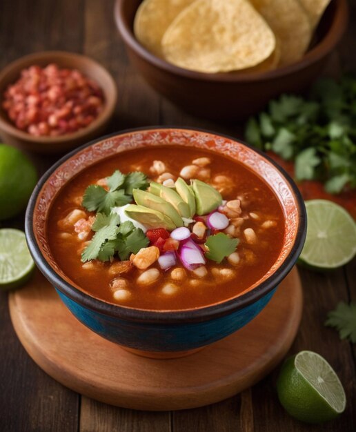 La zuppa pozole è una cucina tradizionale messicana