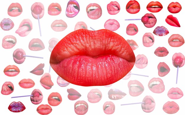 Labbra e bocca sfondo delle labbra rosse labbra bacio labbra labbra femminile