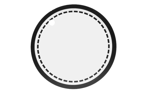 Label pakaian terisolasi